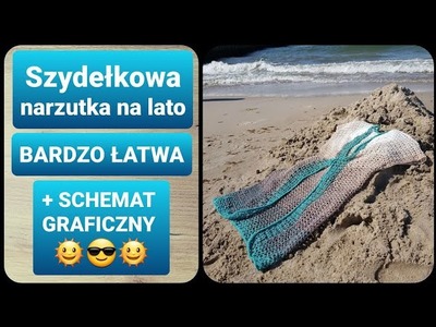 Narzutka plażowa na szydełku + SCHEMAT cz.2.2 Karolina Szydełko