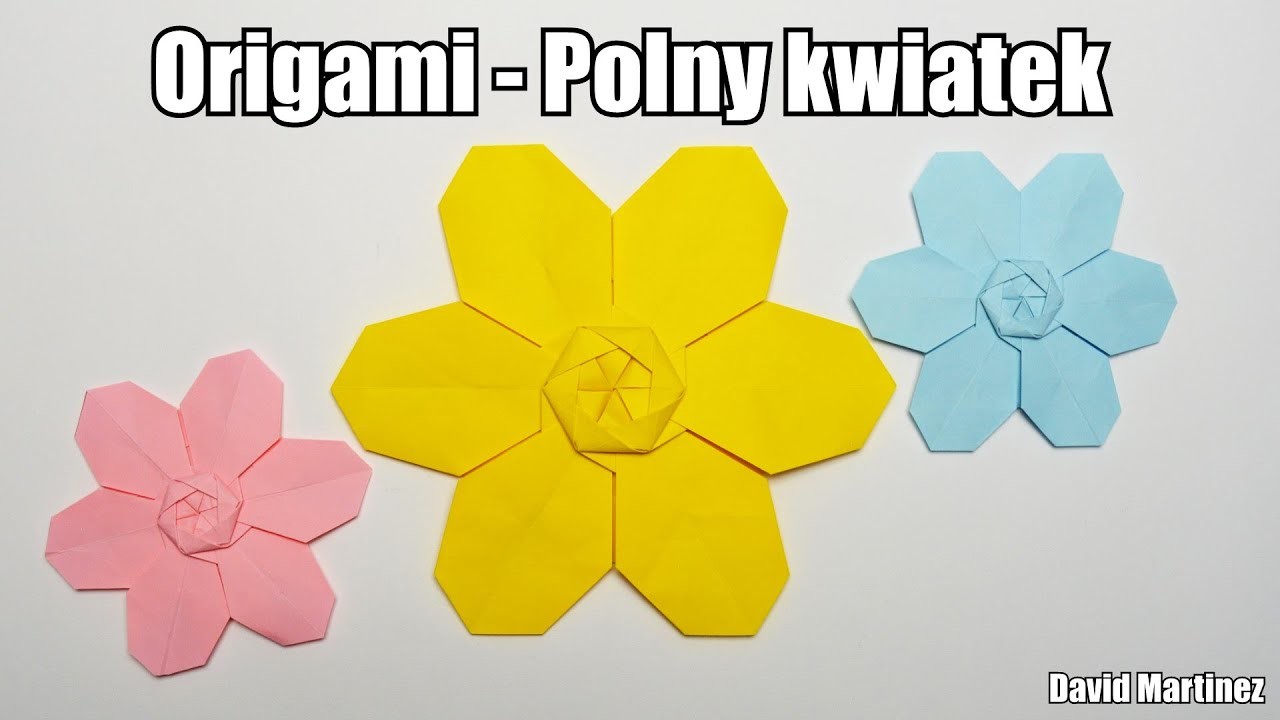 Origami - Polny Kwiat