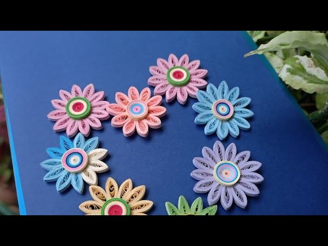 Paper quilling flower ???????????? #satisfying #diy #quilling #shorts
