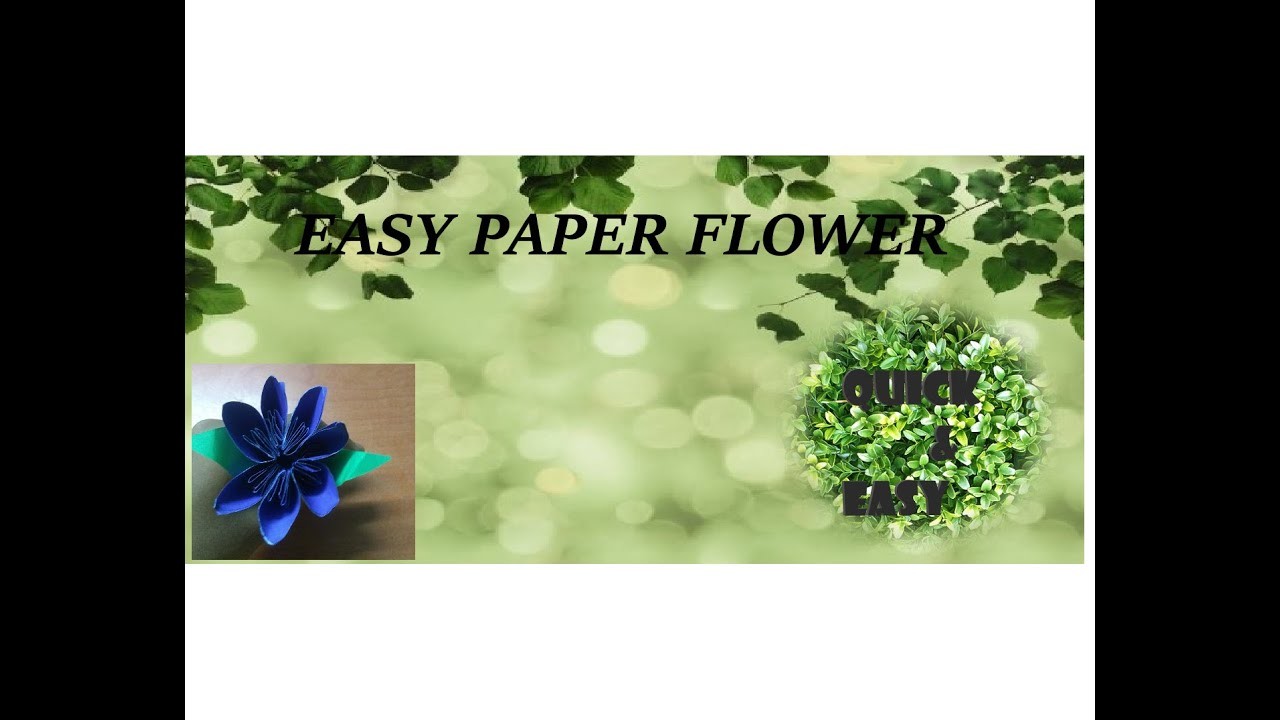 Easy Paper flower