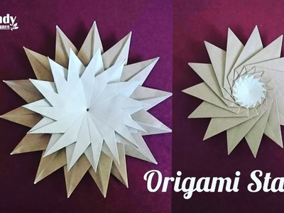 Origami 15-Point Star. Paper Mandala 折纸多角星