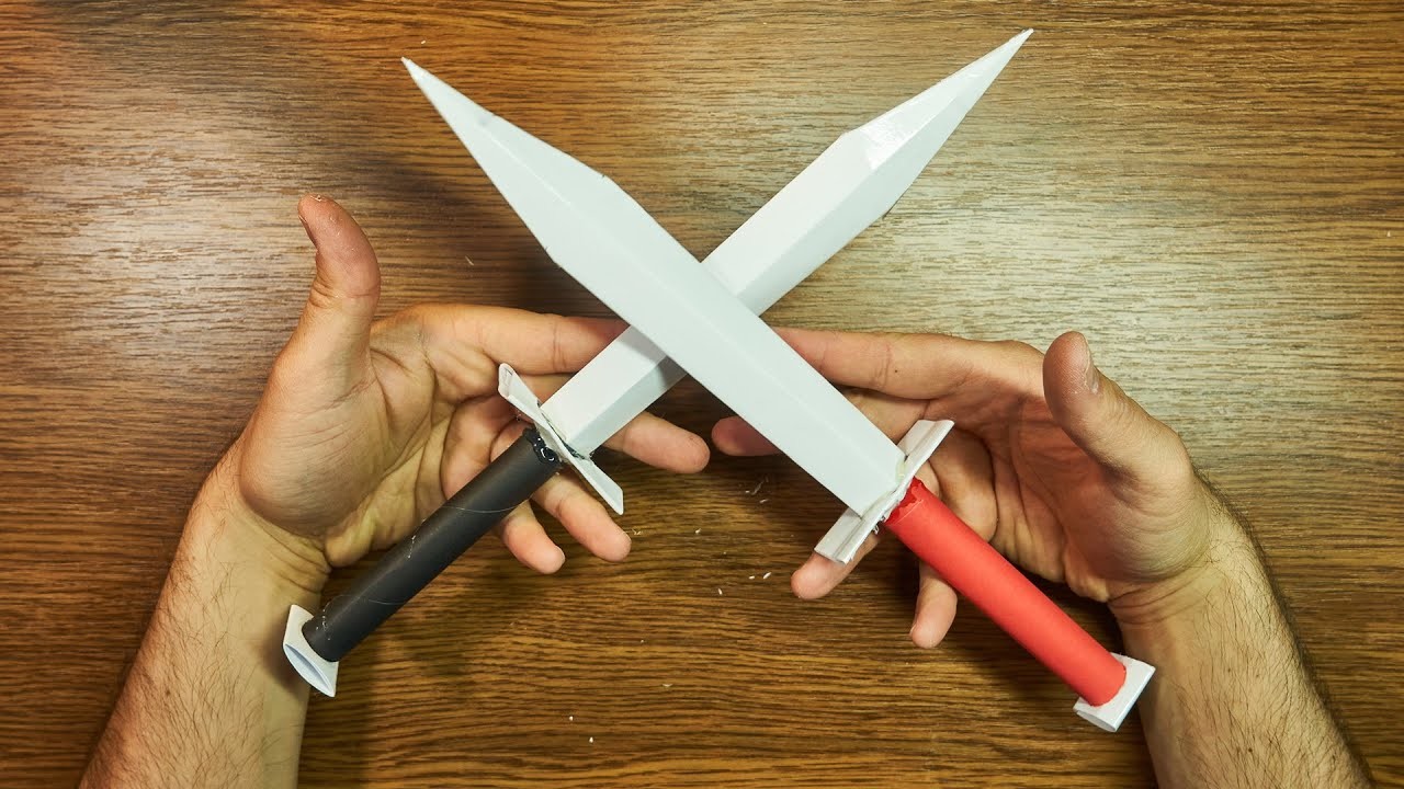 Jak zrobić nóż z papieru szybko i łatwo
