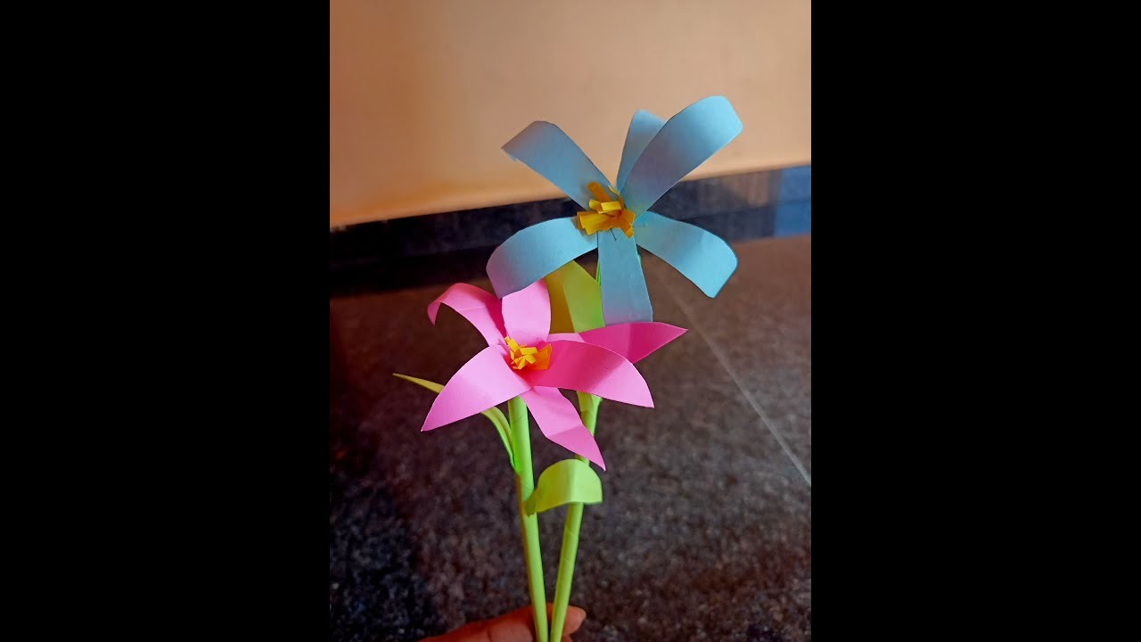 Origami paper flower