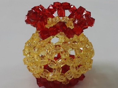 পুতির ফুলদানি. How to make beaded flower vase. ফুলদানি. flower vase. Rayta Handicrafts
