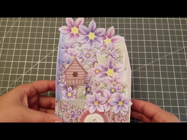 CLEMATIS POPUP CARD