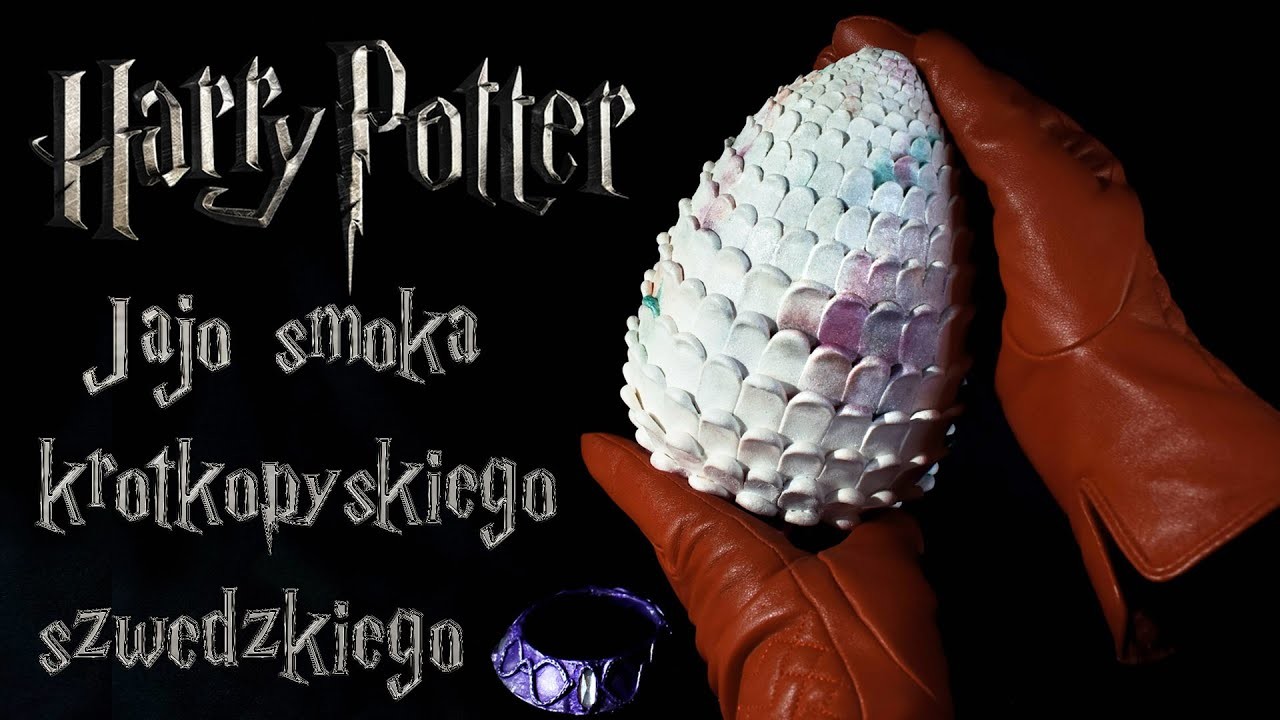 Dragon egg Swedish Short-Snout - Harry Potter DIY | TUTORIAL