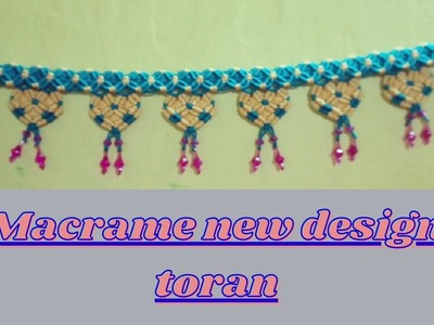 Macrame New Design Toran.cord toran.macrame toran#2##diy#macrametoran#gunjamacrsmeartschool
