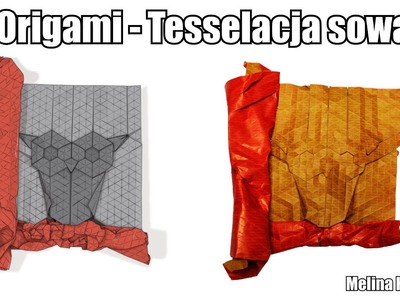 Origami - Tesselacja sowa