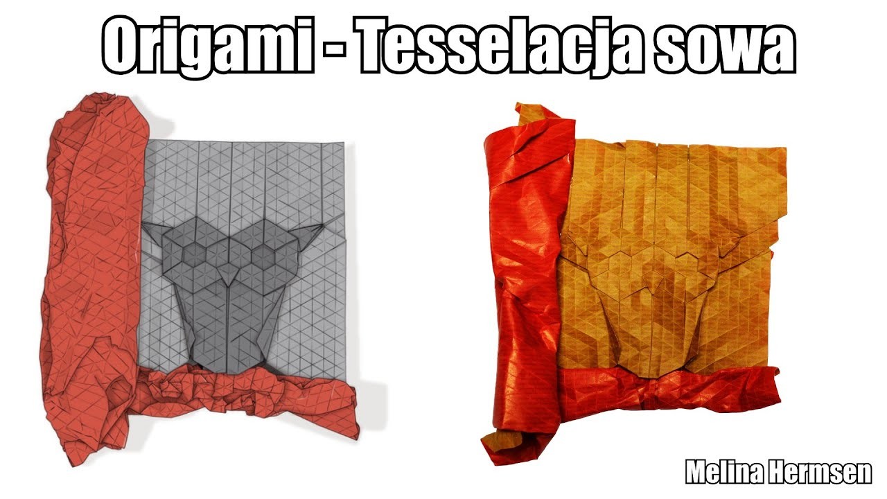 Origami - Tesselacja sowa