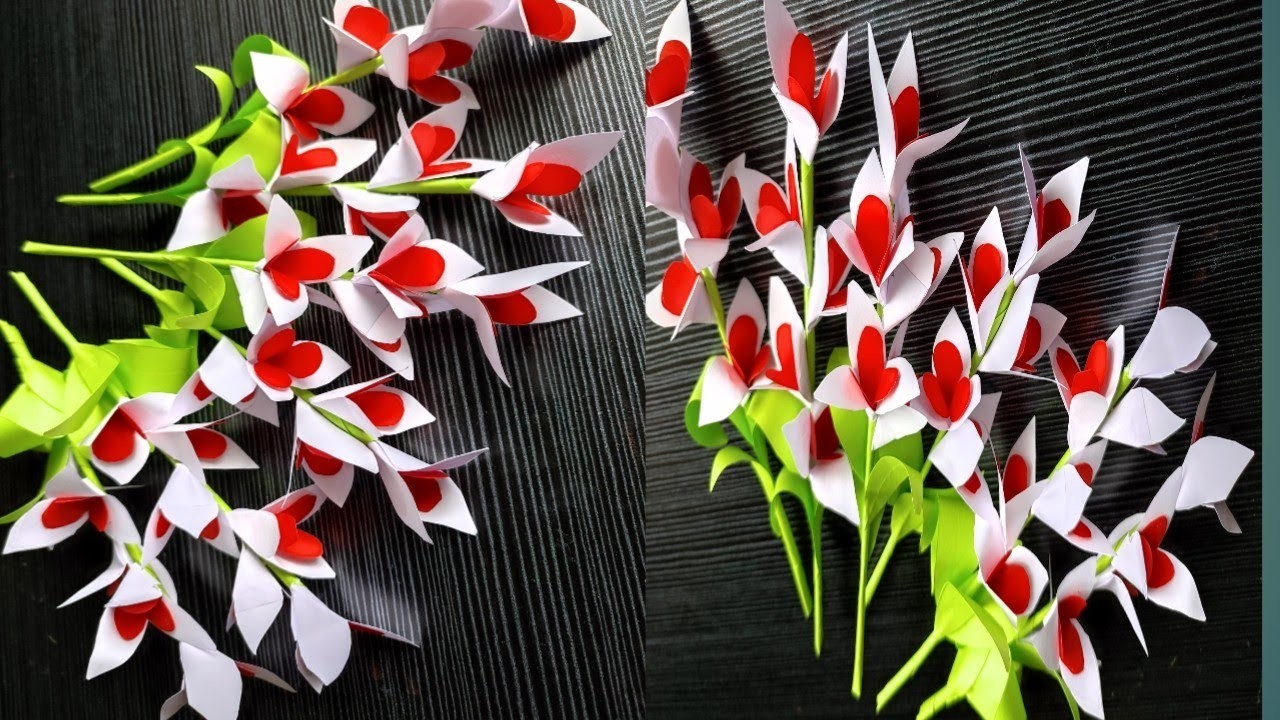 How to make paper flower | paper flower |paper craft |কাগজের ফুল | easy paper flower