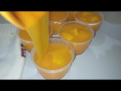 PUDING MANGGA NUTRIJEL | Mango milk pudding with 3 simple ingredients