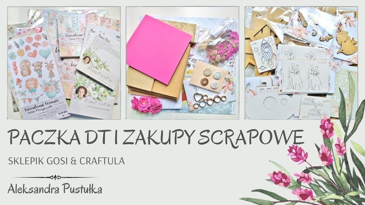 Paczka DT oraz zakupy - Sklepik Gosi & CraftUla