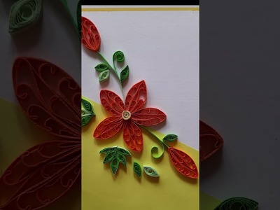Paper Quilling Flower : Quilling Paper Art : Quilling Paper Craft