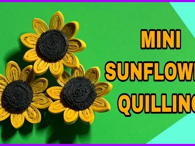 Quilling Sunflower | DIY 3D Sunflower | Easy Paper Quilling Sunflower Tutorial (1)