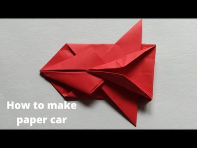 How to make paper car.paper craft.paper car making.race car making with paper.