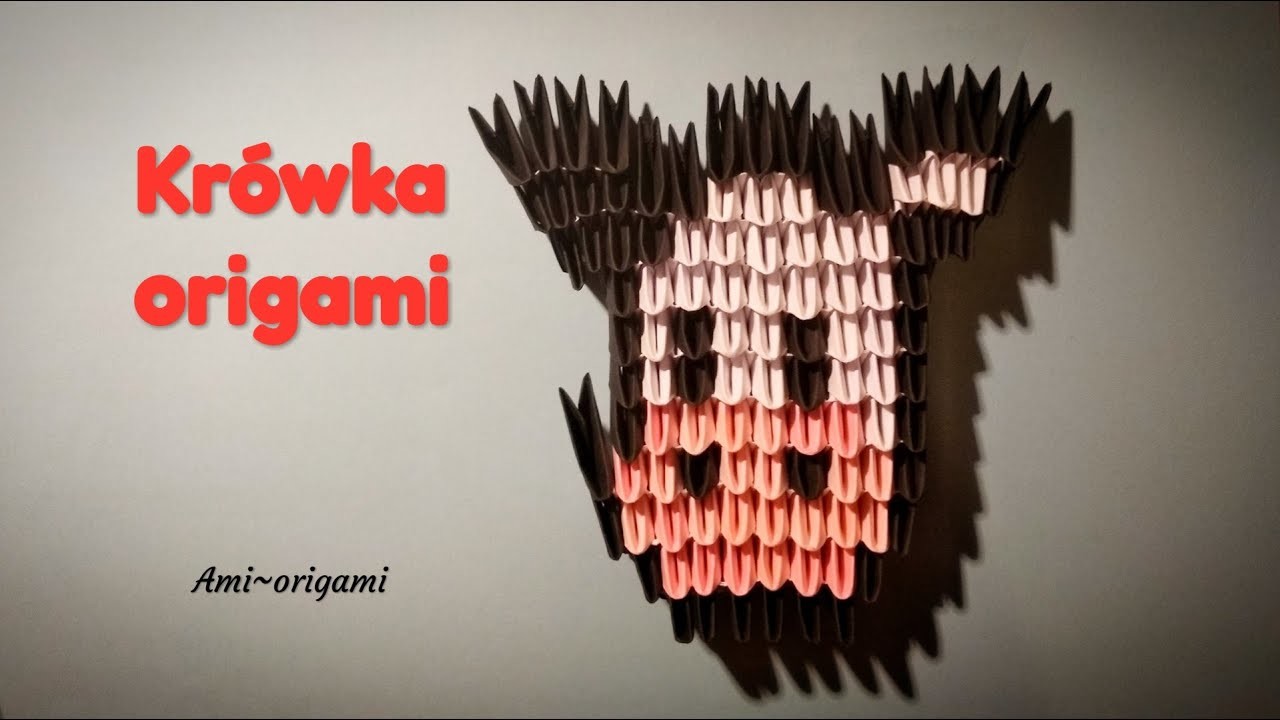 Krówka origami