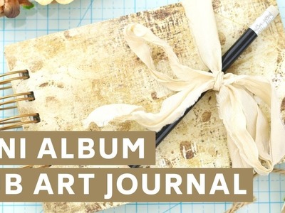 Mini album.art journal w stylu vintage (tutorial) | KreatywnaTV