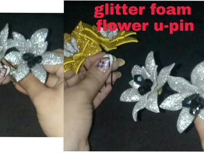 D. I. Y foam flower clip