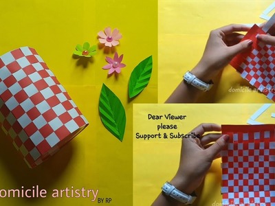 How To Make Cute Paper Basket? Easy Trick  #paperbasket #domicileartistry #စဣူခြင်း #कागज शिल्प