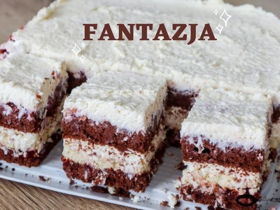 Fantazja -  z kokosem i białą czekoladą | Najlepsze ciasto