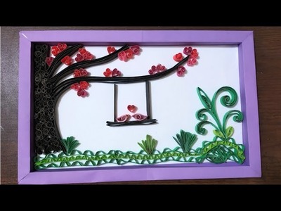 Quilled idea.paper quilled idea. easy  quilling idea.