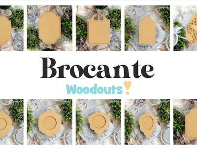 Nowa kolekcja baz do rękodzieła i elementów dekoracyjnych z Woodouts BROCANTE