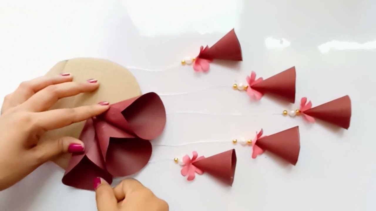 Wallmate Paper Flower Wallmate.paper-flower-wall-hanging.কাগজের ফুল তৈরি.কাগজের ফুল