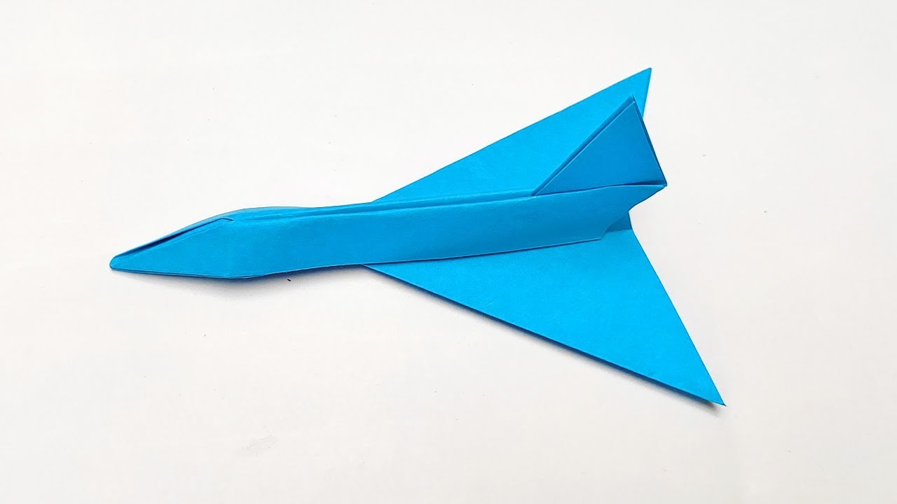 Best origami paper jet easy | Paper Plane | Origami fighter plane easy | Paper jet plane easy