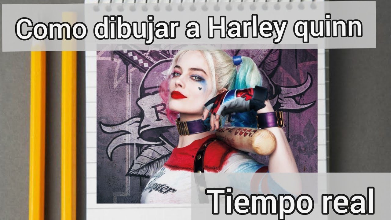 Como dibujar a Harley Queen kawaii