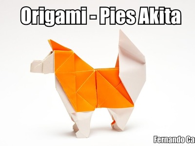 Origami - Pies Akita