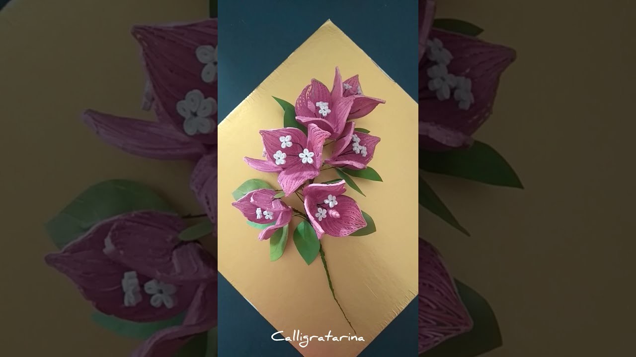 Paper Quilling Flower 3D