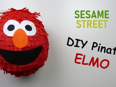 Sesame Street Elmo Pinata. DIY Pinata