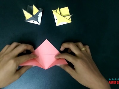 Fox Origami | How to Make Paper Fox Bookmark | Fox Bookmark Origami | Paper Spin | কাগজের শিয়াল