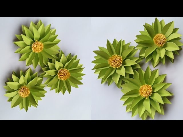 How to make paper flower ||Kagoj diye ful banano ||কাগজ দিয়ে ফুল বানানো ||