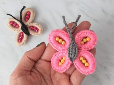 Mariposa de lana - woolen butterfly