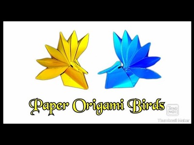 Paper origami bird|how to make paper bird|paper bird|origami bird|কাগজের পাখি