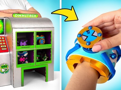 Tekturowy Omnitrix własnej roboty