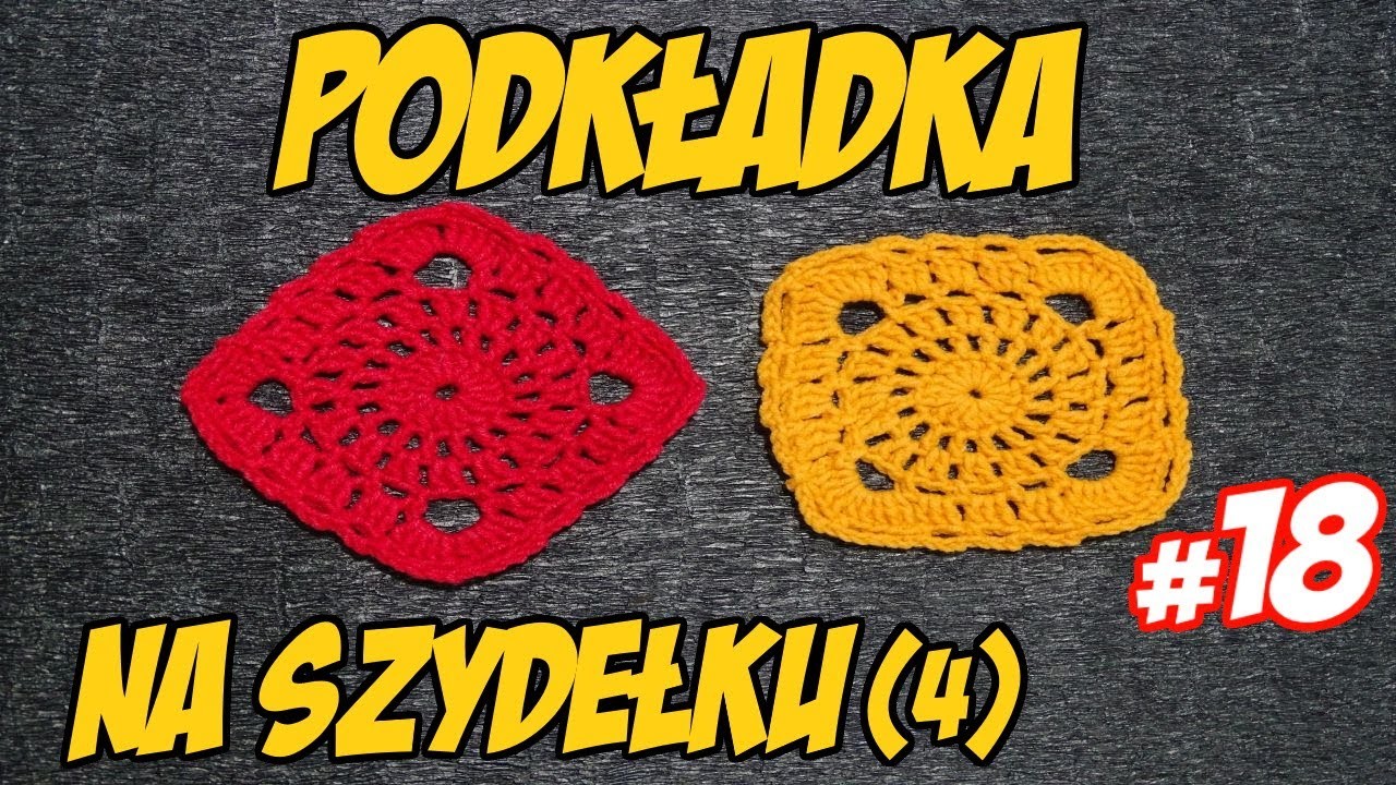 Podkładka pod kubek na szydełku (4) , crochet, DIY, kurs, tutorial, serwetka szydełkowa #18