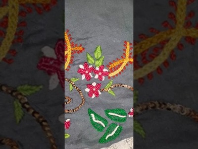 3D flower & sitara work