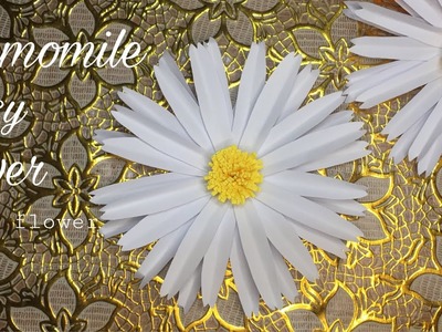 Chamomile daisy flower | paper flower | diy by angegelic