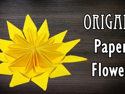 How to Create Origami Paper Flower Easy