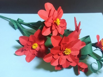 Paper flowers. Easy Paper Flowers. DIY paper flower #craftzgallery