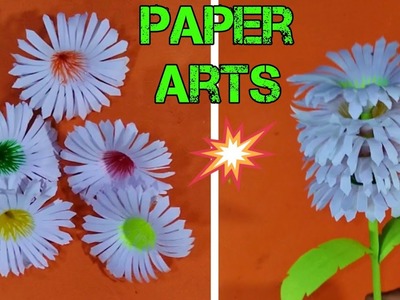 Paper ka kamal ???? paper se flower ???? banane ????️#AmitSumit