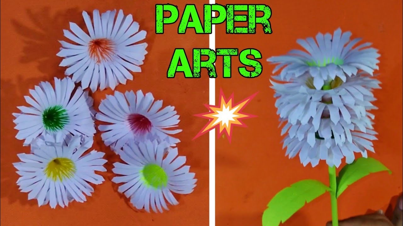 Paper ka kamal ???? paper se flower ???? banane ????️#AmitSumit