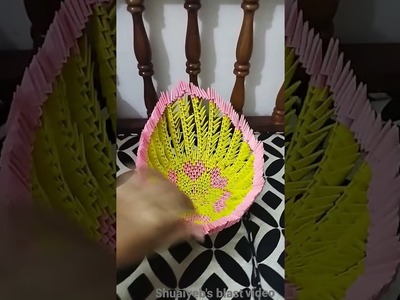 3d origami bowl