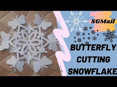 Butterfly ???? paper snowflake | DIY | step-by-step | SGMail