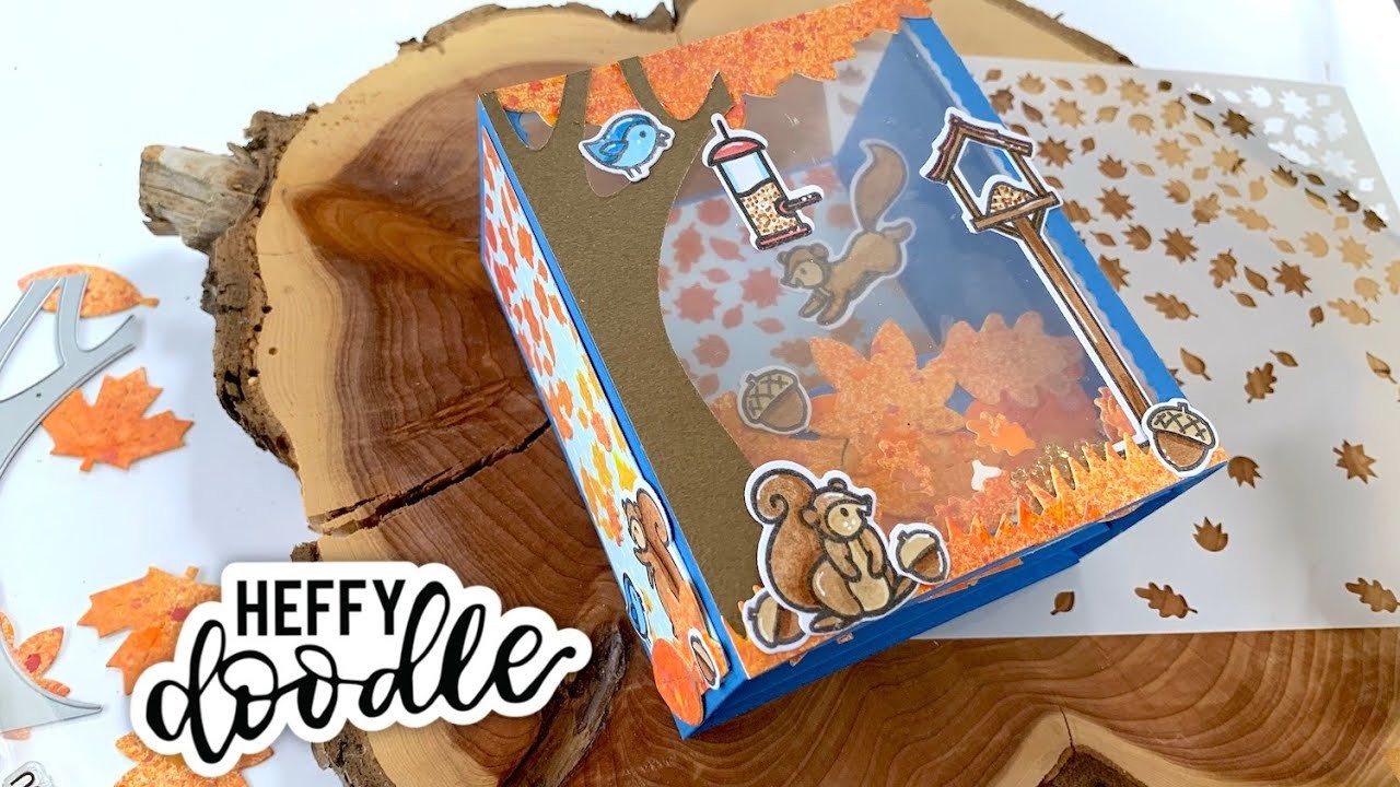 Nutty Shadow Box Shaker with Heffy Doodle