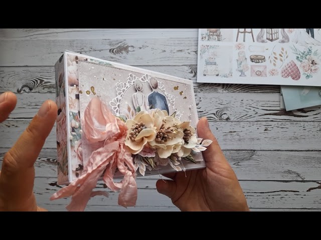 Pudełko na foto - karty z kolekcji Wedding Day od PassionScrap