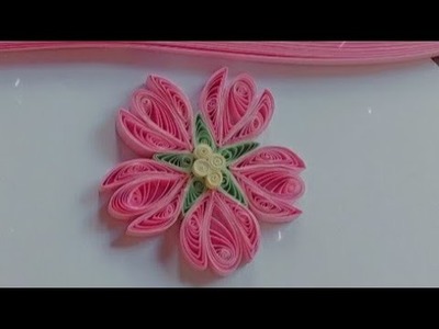 Quilling paper flower