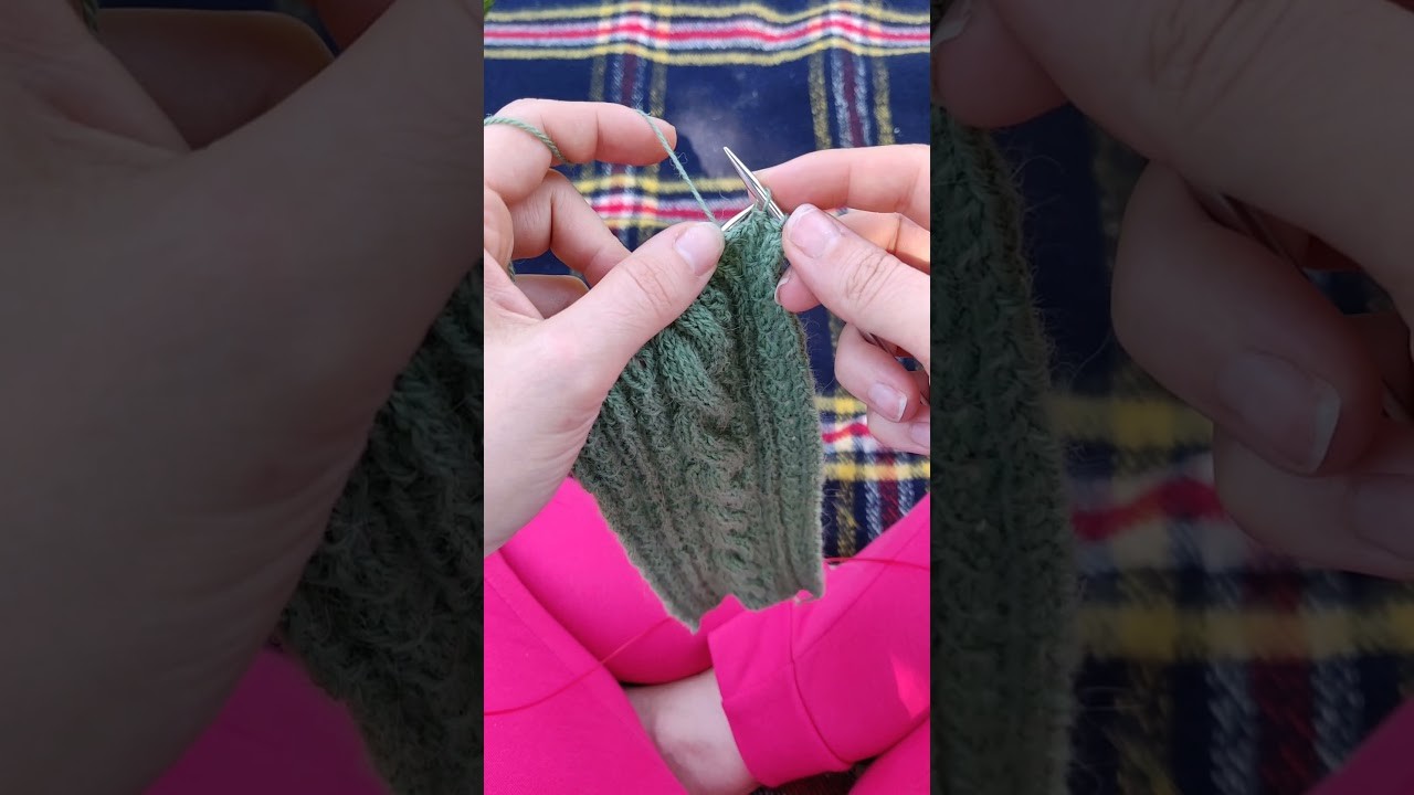 Reverse knitting | dzierganie wspak